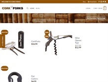 Tablet Screenshot of corkforks.com